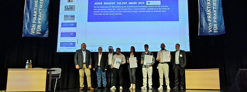 QIB Trainee Award 2024 Everyone needs powder