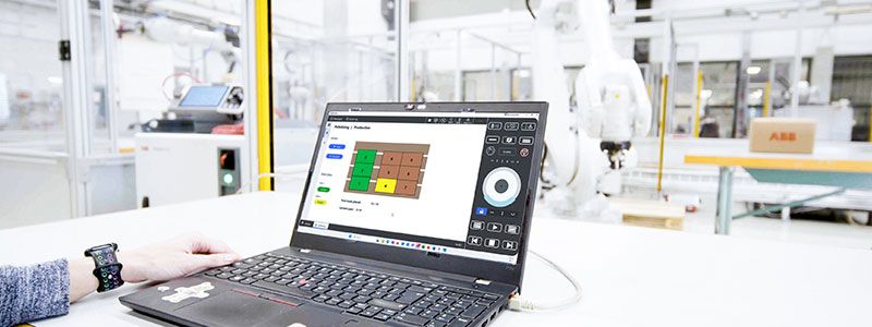 ABB AppStudio robot user interfaces