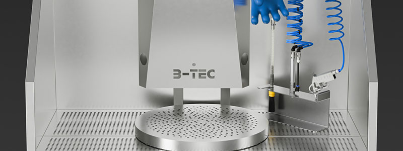 B-TEC parts cleaning device flammable media ATEX-compliant
