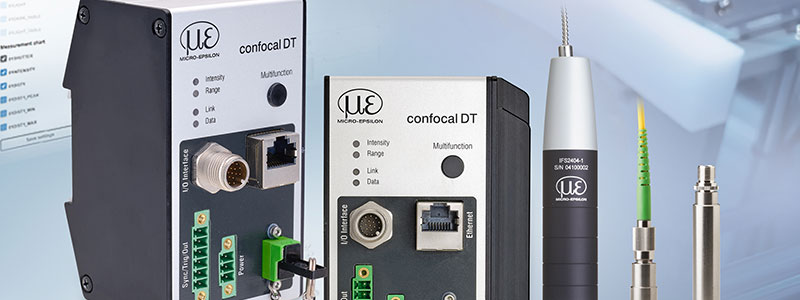 Micro-Epsilon controller distance and thickness measurement