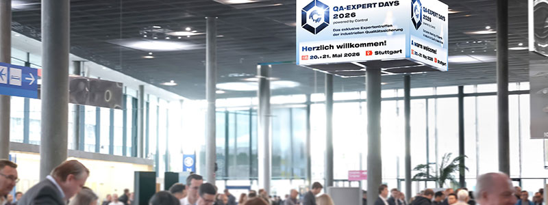 QA Expert Days 2026 Control Schall trade fair