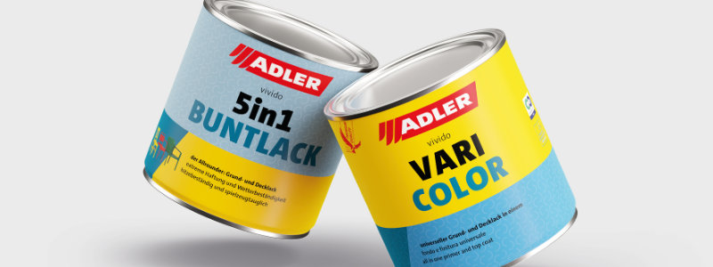 Adler Lacke new packaging design lacquer can