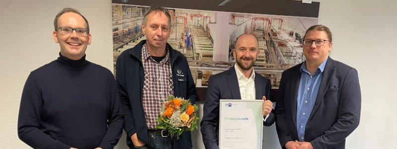 Saxonia Galvanik IHK certificate of honor