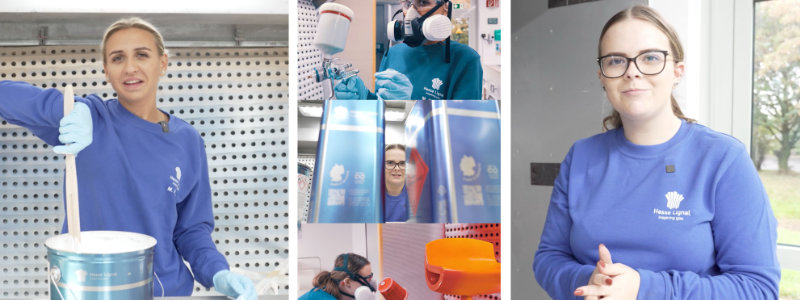 Hesse-Lignal digital learning platform for painting technology