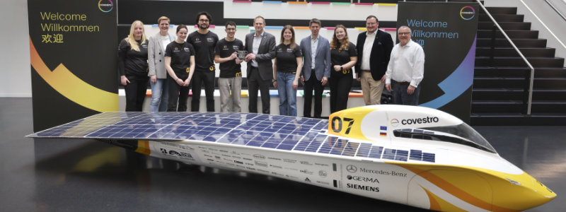 Covestro Team Sonnenwagen Sponsor Partnership
