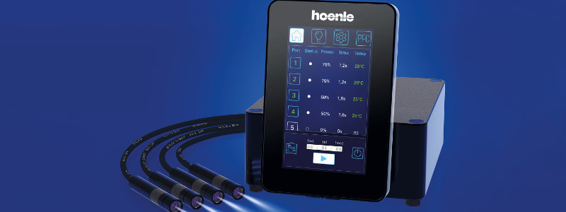 Hönle Bluepoint LED UV Spot Lamp Adhesive Curing System