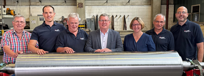 Imhof Hartchrom, MEP; Stefan Köhler; Visit to Chromium Trioxide Electroplating Plant