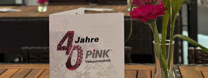 Pink Vacuum Technology 40th Anniversary
