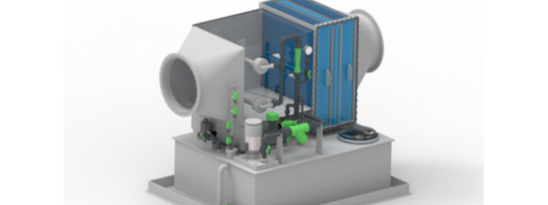 HLU Exhaust Air Treatment and Heat Recovery for Chemically Contaminated Exhaust Air
